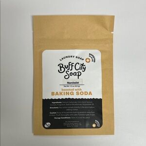 Buff City Soap Laundry Soap boosted with Baking Soda 1.5 oz - name is Narcissist
